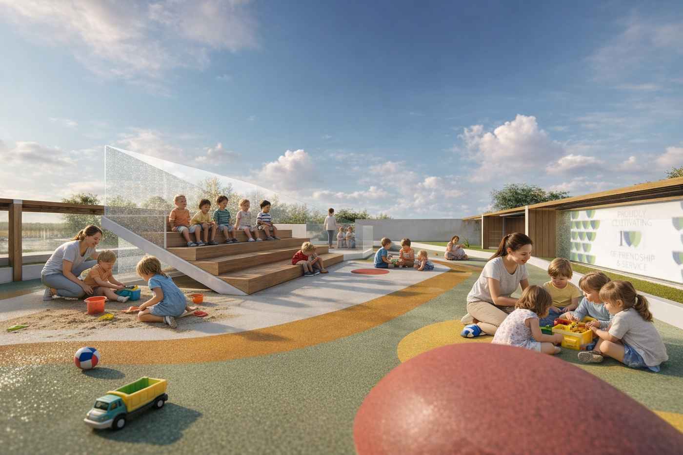 Kinder Northlands, render 10