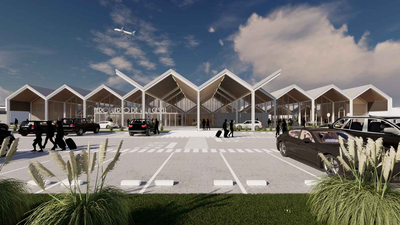 Aeropuerto de Villa Gesell, render 3