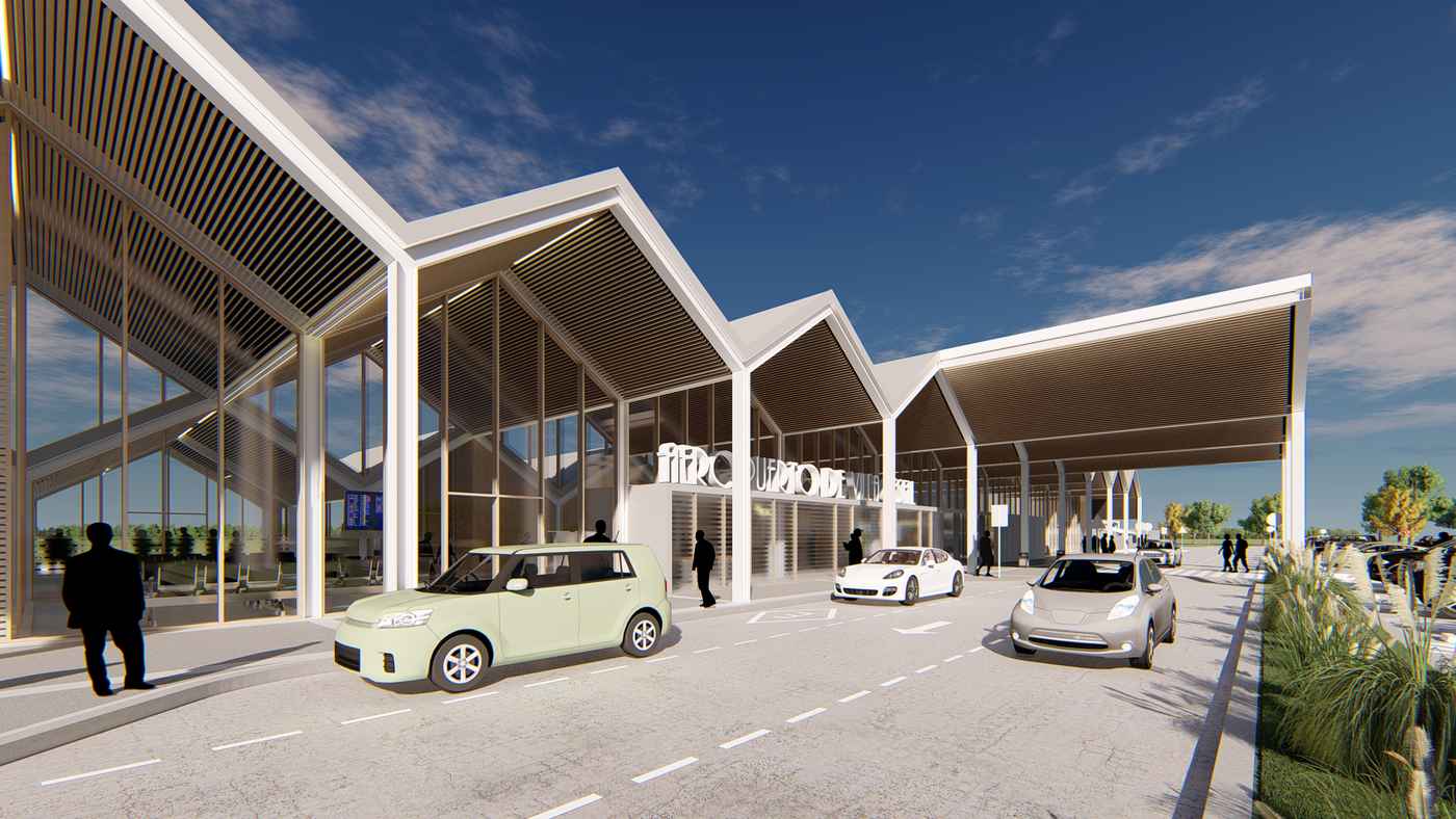 Aeropuerto de Villa Gesell, render 5