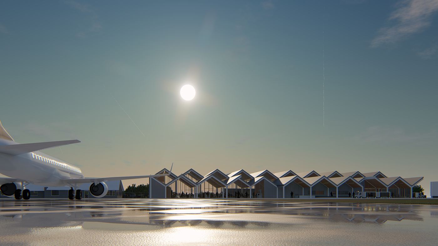 Aeropuerto de Villa Gesell, render 6