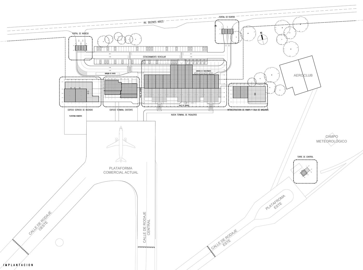 Aeropuerto de Villa Gesell, plano 1